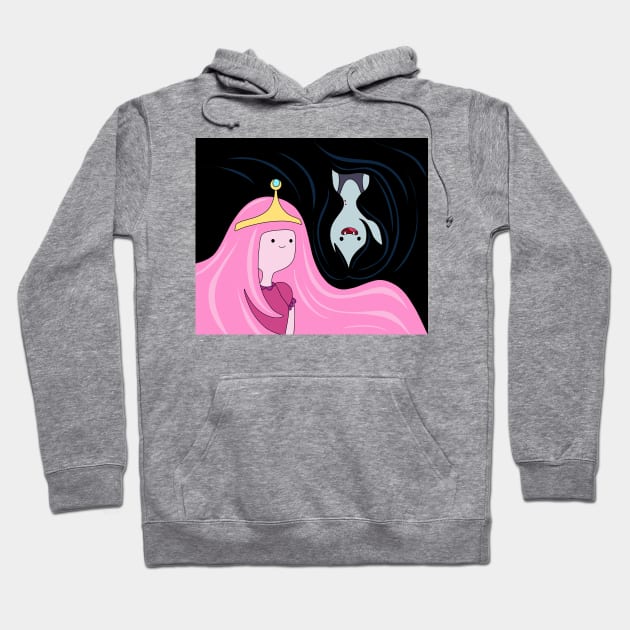 Princess Bubblegum and Marceline Hoodie by valentinahramov